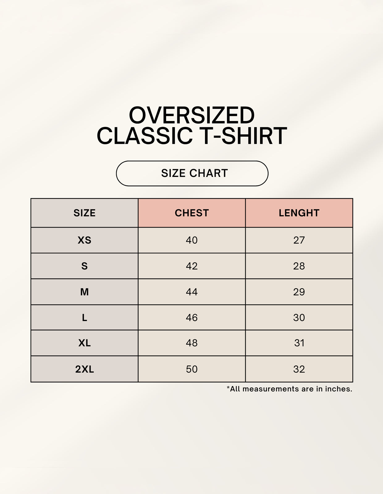 Unisex Oversized Standard T-Shirt